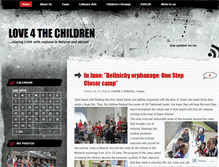 Tablet Screenshot of love4thechildren.com